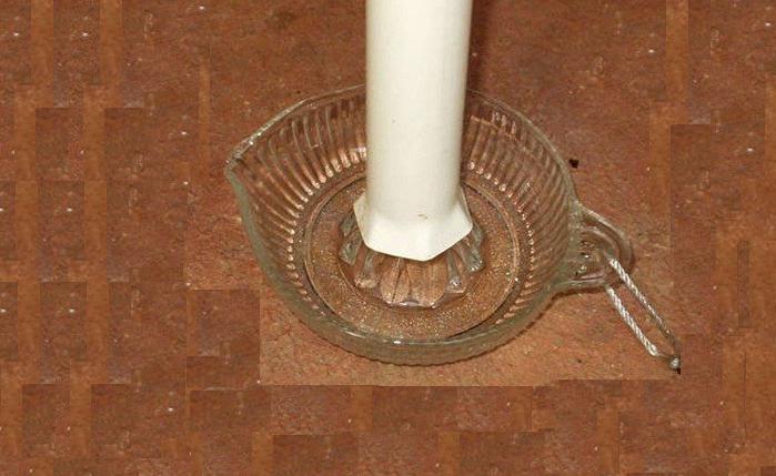 Стеклянный прибор для загибания концов трубки для сбора вишен