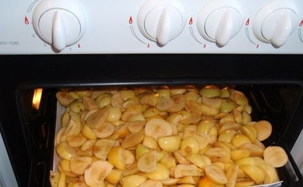 Сушка яблок в духовке